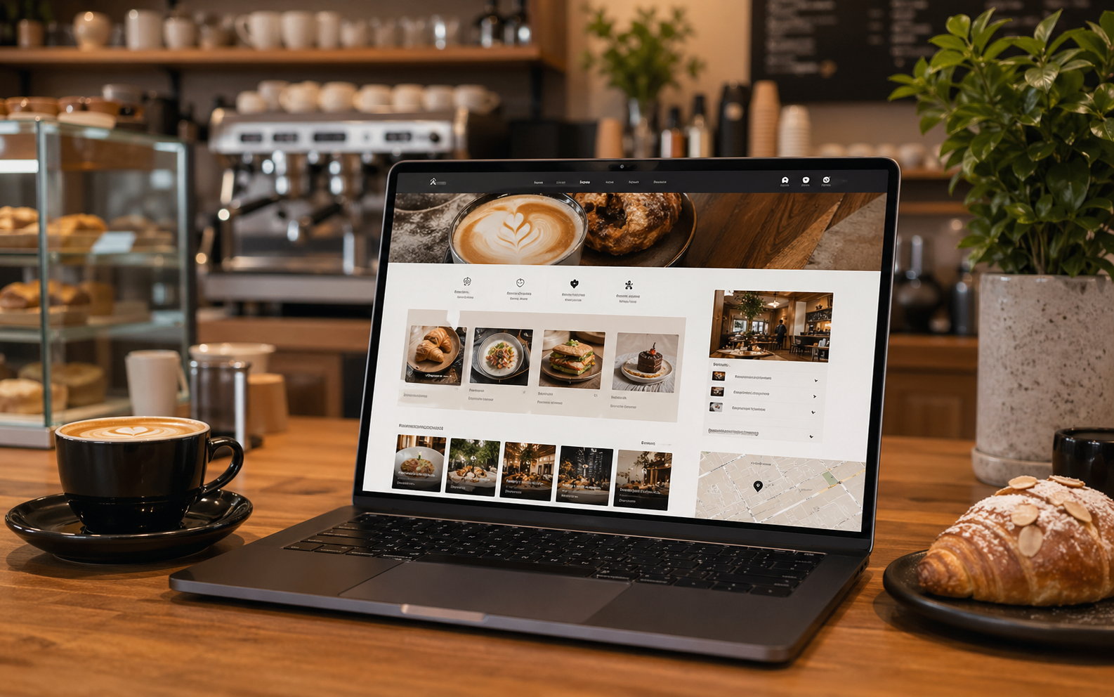 WordPress pour cafe shop - apercu 2
